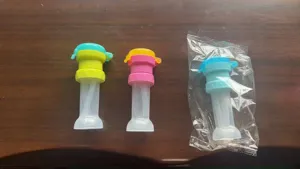 Portable mineral water bottle straw cap adapter for kids anti-choking leakproof drinking accessory