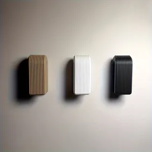 Boorvrije Wandmontage Handdoekhaak Badkamer Zelfklevende Opslag Hanger Eenvoudige Verticale Streep Handdoekhouder