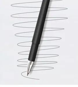 Black gel pen 0.5mm smooth writing matte signature pen for office school stationery supply
