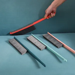 Spazzola per la Pulizia del Letto Domestico Manico Lungo Setole Morbide Spazzola per Polvere Strumento per la Pulizia del Divano Spazzola Domestica Multiuso in Plastica