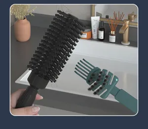 Kit de nettoyage de brosse à cheveux et brosse ronde pour éliminer facilement les cheveux emmêlés.