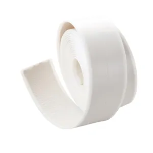 White waterproof self-adhesive tape for kitchen and bathroom sealing, mildew proof seal strip.