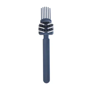 Outil de Nettoyage de Brosse à Cheveux en Plastique Minimaliste Design Évidé Brosse de Nettoyage de Peigne Multifonctionnelle pour le Nettoyage Quotidien