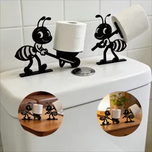 Niedlicher Ameisen Klopapierhalter 3D gedruckt lustiger Badezimmer Toilettenpapierhalter Deko
