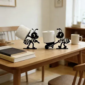 Süßer 3d gedruckter Ameisen Toilettenpapierhalter lustiger Badpapierständer im Detail