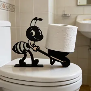3D gedruckter Ameisen Klopapierhalter, lustiger Badezimmer Toilettenpapierhalter Deko.
