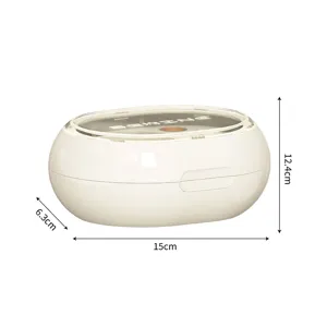 Boîte à couture magnétique portable kit de couture mini ménage étui avec couvercle transparent.