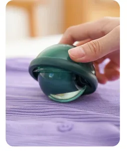 Portable reusable washable planet lint roller for clothes fabric pet hair removal tool