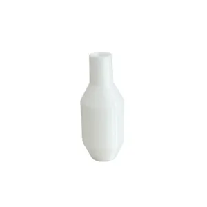 White plastic siphon accessory pipe connector for garden hose and fluid transfer systems main view