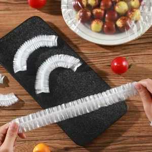 Couvercles de Film Plastique Jetables Housses de Bol Élastiques Sacs de Conservation de Fraîcheur Cuisine Stockage de Nourriture