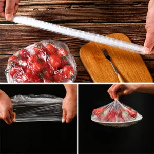 Housses film étirable PE jetable couvercles élastiques bol nourriture cuisine outil