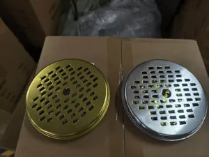Tapa de metal de repuesto para soporte de espirales antimosquitos rejilla oro plata
