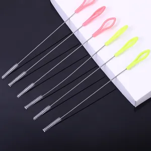 Juego de cepillos de limpieza para pajitas, limpiador de botellas de cuello estrecho.