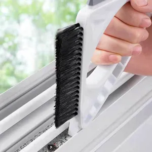 Fensterfugen Reinigungsbürste, multifunktionales Haushaltsreinigungsset für Fensterrahmen