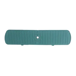 Protecteur d'éclaboussures d'évier en silicone tapis de robinet de cuisine tapis de drainage