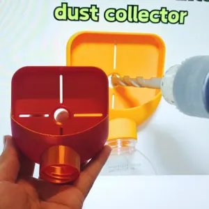 Raccoglitore di polvere per trapano stampa 3D copertura antipolvere versione bottiglia