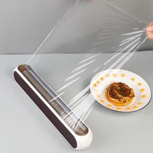 Keuken vershoudfolie dispenser foliesnijder met mes voor het bewaren van levensmiddelen