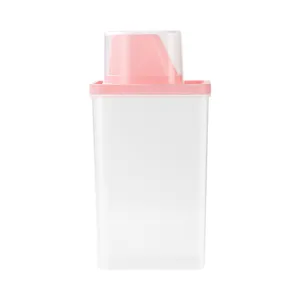 Bocal de Stockage de Nourriture en Plastique Transparent Seau à Riz Scellé Boîte de Rangement de Grains Récipient