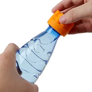 Silicone bottle opener cap for effortless opening of water bottles and beverage containers.