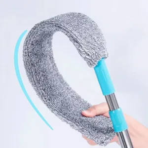 Plumero Telescópico Herramienta de Limpieza Doméstica Plumero de Chenilla Extensible Para Fondo de Cama y Hueco de Muebles