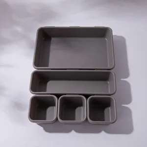 Plastik Schubladen Organizer Set Modulare Aufbewahrungsboxen Für Büro Schreibwaren Kosmetik Wohnzimmer Küche Haushaltsartikel