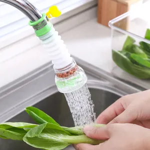 Kuechenarmatur Verlängerung Spritzschutz Filter Einstellbar Wassersparende Sprühdüse