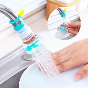 Küchen Wasserhahn Filter Anti-Spritz Wasserreiniger Düse ausziehbarer Duschkopf Universal