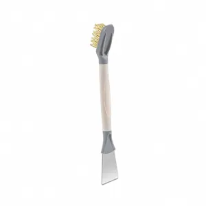 Spazzola di pulizia per cucina multifunzionale tre in uno spazzola per stufa strumento fessura