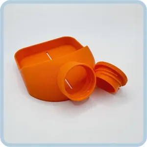 Collettore di polveri per trapano stampato in 3d arancione accessorio ecologico utile