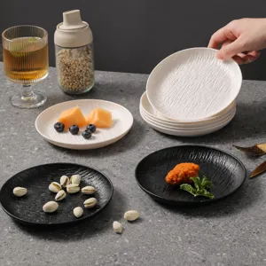 Kreative Knochenschale Haushaltskleinteller moderne minimalistische Snackschale Keramik