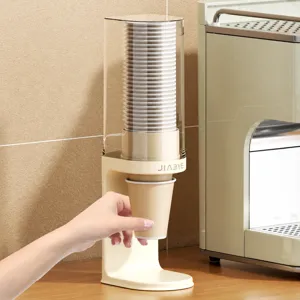 Distributore di bicchieri di carta a parete supporto per bar caffè domestico pratico.