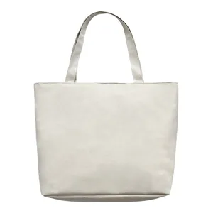 Large capacity canvas tote bag for women, casual single shoulder handbag and student daily bag.