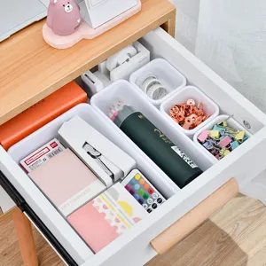Plastik Schublade Aufbewahrungsbox Schreibtisch Schreibwaren Sortierer Organizer Box.