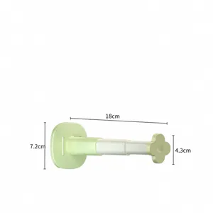 Telescopic hanger storage rack wall mounted punch free balcony organizer for clothes hanging