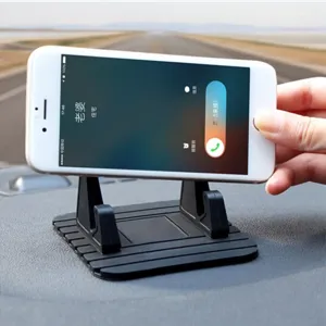 Supporto per cellulare auto in silicone per cruscotto navigazione universale nero
