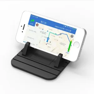 Supporto per cellulare da auto in silicone universale, cruscotto, supporto di navigazione.