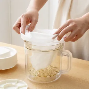 Yaourtière grecque et séparateur de petit-lait avec sac filtre fin pour maison.