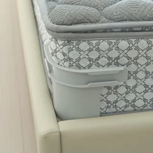 Grey plastic mattress holder anti-slip bed sheet clip fastener corner protector main view