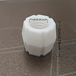 Portable 3D printed plastic toothpaste converter dispenser replacement head for travel use