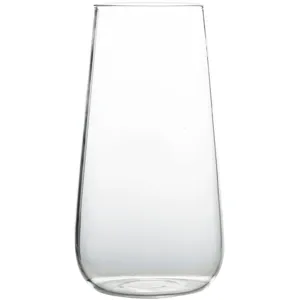 Grande bicchiere trasparente per bevande fredde latte smoothies design minimalista vista principale