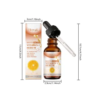HOYGI Siero Viso Vitamina C Illuminante Trattamento Pelle con Contagocce 30ml.