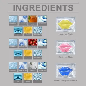 EELHOE moisturizing lip masks with natural ingredients like honey and cherry for smooth lips.