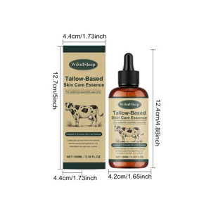 Dettaglio olio essenziale viso al sego WoodSleep, formula idratante e lenitiva per pelle.