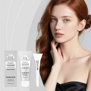 HANCHOBIT Collageen Exosome Peel-Off Masker Set met Kwast Huidverzorging 50g