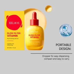Ορός προσώπου βιταμίνης EELHOE 30ml, ενυδατική και φωτεινή φροντίδα δέρματος λάμψης.