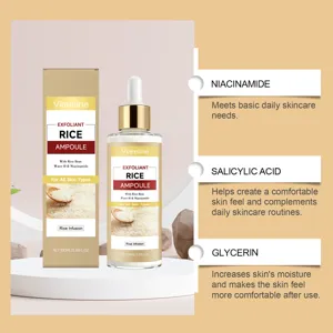 Viareline Fiala Esfoliante al Riso 100ml rinnova delicatamente la pelle donando idratazione.