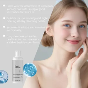 Detergente viso delicato idratante cura del viso pulizia profonda fresco pelle quotidiana