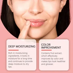 Detailed view of moisturizing lip mask application, hydrating and nourishing dry lips for smooth results.