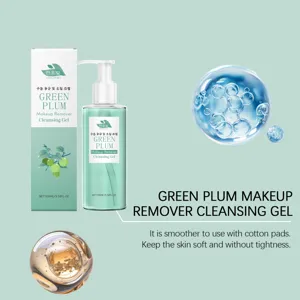 HANCHOBIT green plum makeup remover cleansing gel 100ml gentle hydrating face cleanser.
