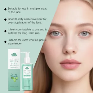Hanchobit Green Plum Makeup Remover Cleansing Gel Gentle Facial Cleanser 100ml.